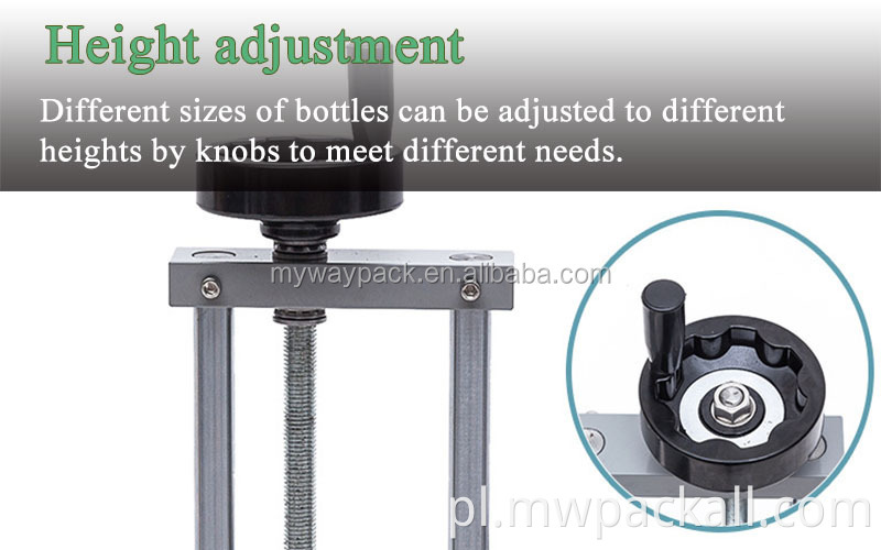 wypełnienie maszyny do kasji do szczelności Zamknij maszynę do butelek